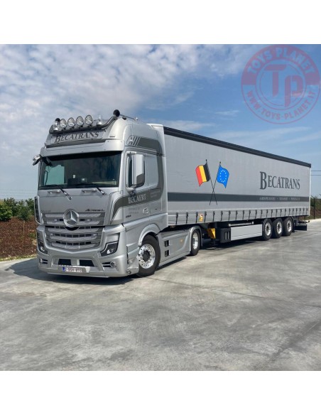 MERCEDES-BENZ ACTROS MP5 GIGA SPACE 4X2 CURTAINSIDE TRAILER - 3 AXLE BECATRANS BV WSI 01-3919 WSI MODELS MERCEDES-BENZ ACTROS MP5 GIGA SPACE 4X2 CURTAINSIDE TRAILER - 3 AXLE BECATRANS BV WSI 01-3919 WSI MODELS