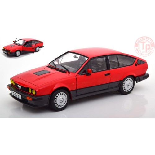 ALFA ROMEO GTV6 1984 RED 1:18 SL1802301 SOLIDO