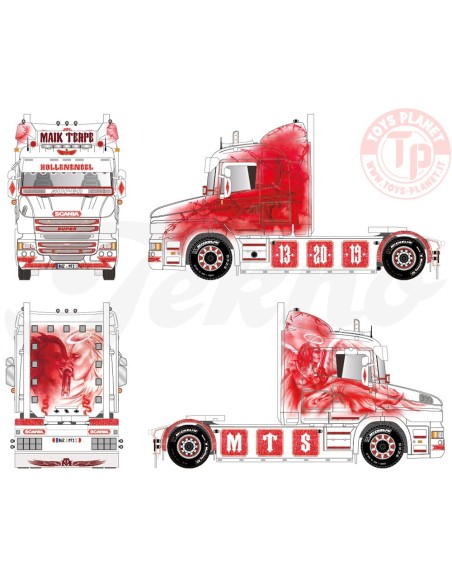 Scania Torpedo 4x2 Maik Terpe TEKNO 81504 TEKNO