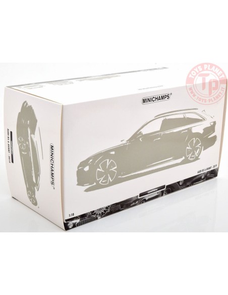 Audi RS6 Avant 2019 Matt Grey 1:18 MINICHAMPS 155018015 MINICHAMPS