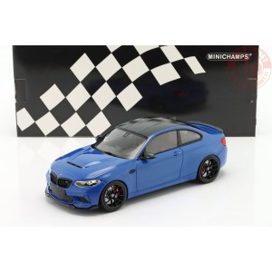 BMW M2 CS BLUE METALLIC 2020 1:18 MINICHAMPS 155021022 MINICHAMPS