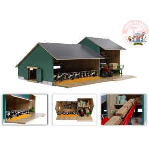 Stalla delle mucche con deposito agricolo 1:32 KIDSGLOBE 610200 ANIMALI E ACCESSORI PLASTICO