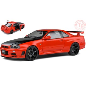 NISSAN SKYLINE (R34) GT-R 1999 ACTIVE RED 1:18 SL1804305 SOLIDO