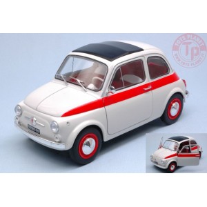 FIAT 500 L SPORT 1960 WHITE/RED 1:18 SL1801401 SOLIDO