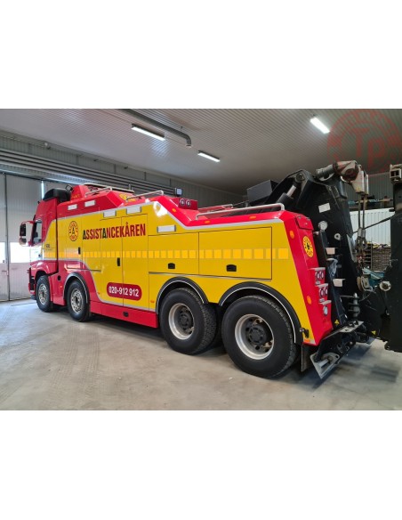 VOLVO FMX GLOBETROTTER 8X4 WRECKER - ASSISTANCEKAREN WSI 01-3553 WSI MODELS