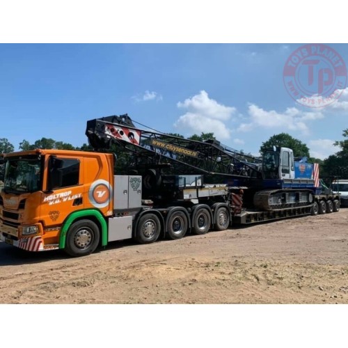 Scania P lowcab 10x4 lowloader 5+1 axle Holtrop van der Vlist WSI 01-3655 WSI MODELS