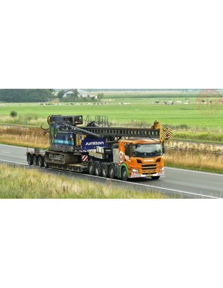 Scania P lowcab 10x4 lowloader 5+1 axle Holtrop van der Vlist WSI 01-3655 WSI MODELS Scania P lowcab 10x4 lowloader 5+1 axle Holtrop van der Vlist WSI 01-3655 WSI MODELS