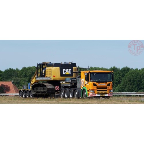 Scania P lowcab 10x4 lowloader 5+1 axle Holtrop van der Vlist WSI 01-3655 WSI MODELS