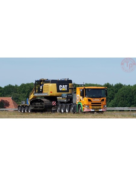 Scania P lowcab 10x4 lowloader 5+1 axle Holtrop van der Vlist WSI 01-3655 WSI MODELS Scania P lowcab 10x4 lowloader 5+1 axle Holtrop van der Vlist WSI 01-3655 WSI MODELS