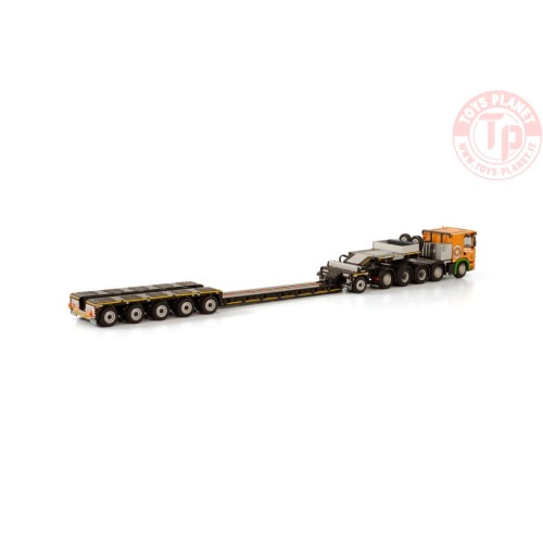 Scania P lowcab 10x4 lowloader 5+1 axle Holtrop van der Vlist WSI 01-3655 WSI MODELS