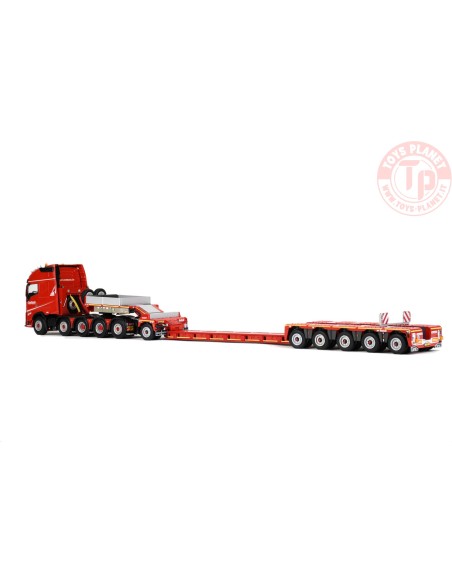 EURO-PX 1+5 VOLVO FH5 GLOBETROTTER XL 10X4/6 (UITSCHUIFVLOER + SPINE VLOER) WSI 592.71.85 WSI MODELS
