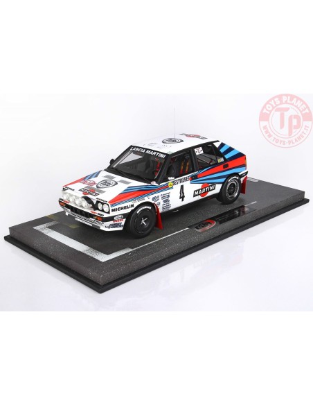 Lancia Delta HF Integrale Martini 8V N 4 Winner Monte Carlo Rally 1989 Biasion Siviero BBRC1838-1 BBR MODELS