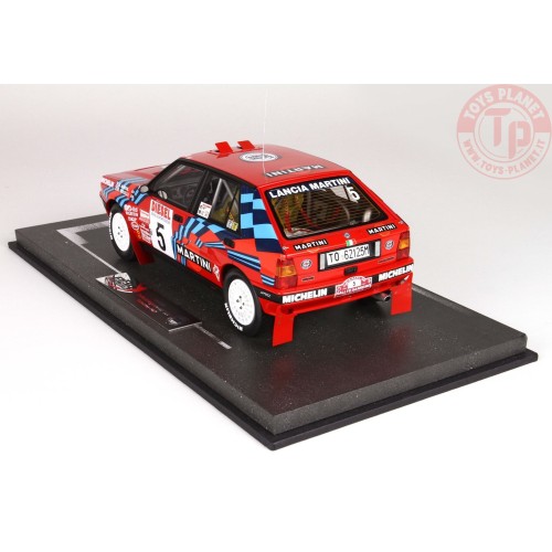 Lancia Delta HF Integrale 16V Sanremo 1989 Biasion Siviero N. 1 Winner BBRC1839B BBR MODELS