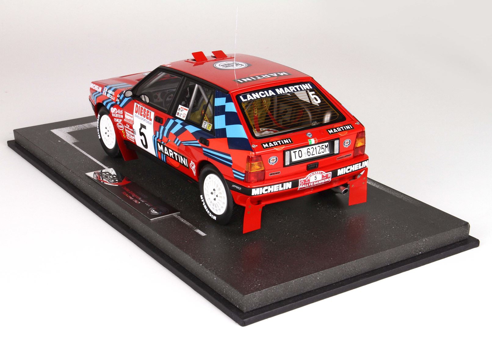 HPI-Mirage 1/43 Lancia Delta Integrale 16V – M. Biasion, Sanremo 1989 #8293