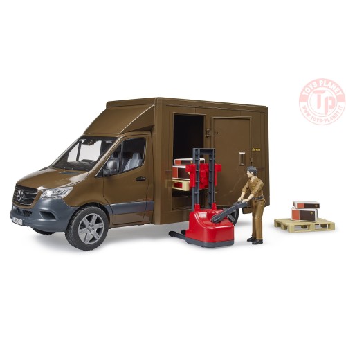 MB Sprinter UPS con conducente e accessori BRUDER 02678 BRUDER