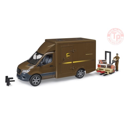 MB Sprinter UPS con conducente e accessori BRUDER 02678 BRUDER