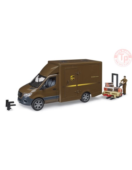 MB Sprinter UPS con conducente e accessori BRUDER 02678 BRUDER
