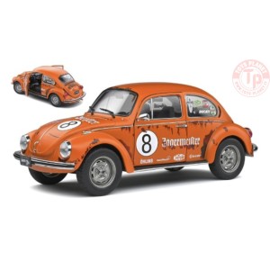 VW BEETLE 1303 N.8 JAEGER TRIBUTE 1974 ORANGE 1:18 SL1800518 MODELLISMO 1:18