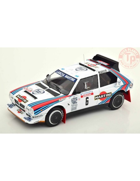 Lancia Delta S4 No.6 Martini Racing Tour de Corse 1986 Biasion/Siviero 1:18 IXO 18RMC083C.20 IXO MODELS