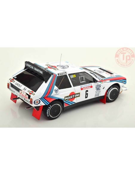 Lancia Delta S4 No.6 Martini Racing Tour de Corse 1986 Biasion/Siviero 1:18 IXO 18RMC083C.20 IXO MODELS