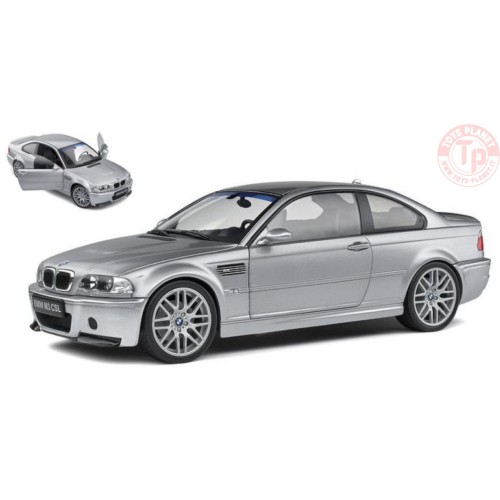 BMW E46 CSL COUPE 2003 MET.GREY 1:18 SL1806503 SOLIDO