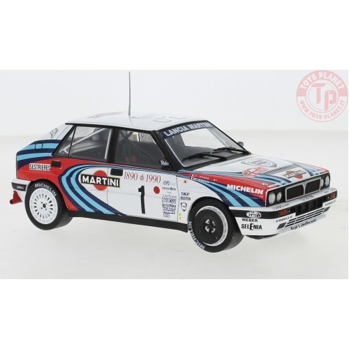 Lancia Delta HF Integrale 16V Martini Racing No.1 Rally Monte Carlo 1990 Biasion/Siviero - 1:24 IXO RAL012A IXO MODELS