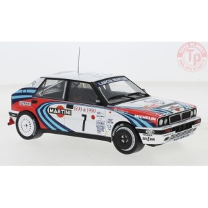 Lancia Delta HF Integrale 16V Martini Racing No.7 Rally Monte Carlo 1990 Auriol/Occelli - 1:24 IXO RAL012B IXO MODELS