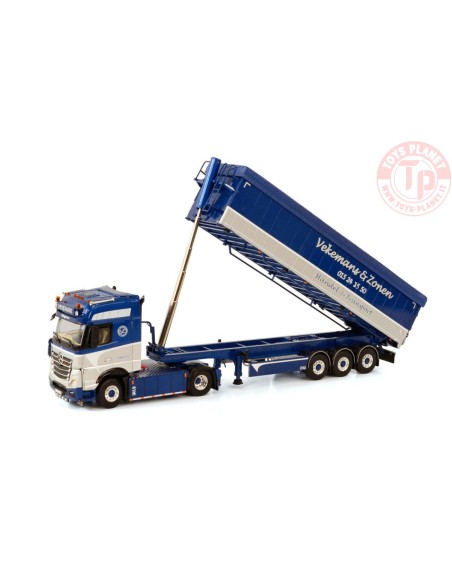 MERCEDES-BENZ ACTROS MP4 GIGA SPACE 4X2 VOLUME TRAILER - 3 AXLE - VEKEMANS EN ZONEN WSI 01-3479 WSI MODELS