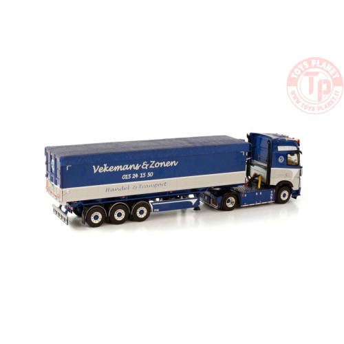 MERCEDES-BENZ ACTROS MP4 GIGA SPACE 4X2 VOLUME TRAILER - 3 AXLE - VEKEMANS EN ZONEN WSI 01-3479 WSI MODELS