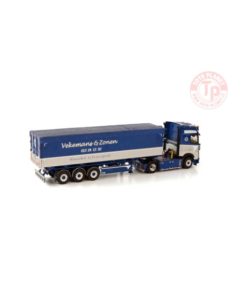 MERCEDES-BENZ ACTROS MP4 GIGA SPACE 4X2 VOLUME TRAILER - 3 AXLE - VEKEMANS EN ZONEN WSI 01-3479 WSI MODELS