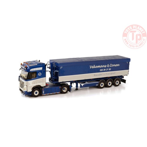 MERCEDES-BENZ ACTROS MP4 GIGA SPACE 4X2 VOLUME TRAILER - 3 AXLE - VEKEMANS EN ZONEN WSI 01-3479 WSI MODELS