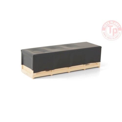 WOODEN BOX WITH SAIL- 19X5,5X6 CM WSI 12-1044 WSI MODELS
