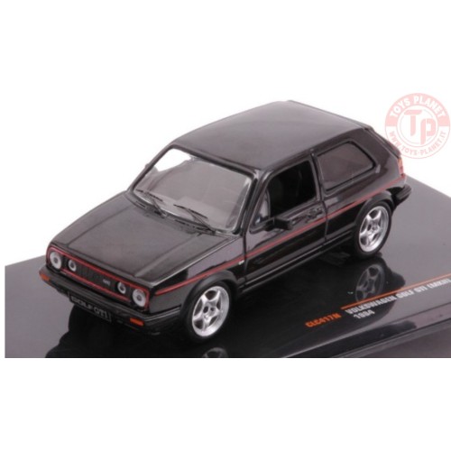 VW GOLF II GTI 1984 MET.BLACK/RED 1:43 IXO CLC417N IXO
