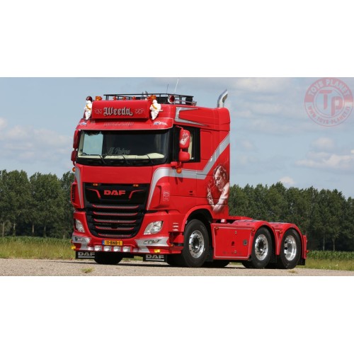 DAF XF SPACE CAB MY2017 6X2 TWIN STEER 2CONNECT COMBI TRAILER 2+3 AXLE + 2X 20FT CONTAINER - Weeda Transport WSI 01-3628 WSI ...