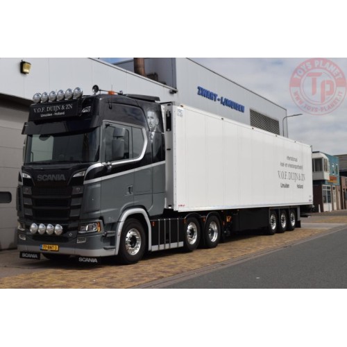 Scania Next Gen S580 Highline 3 assi con rimorchio frigo - Duijn en Zonen IJmuiden vof van TEKNO 81348 TEKNO