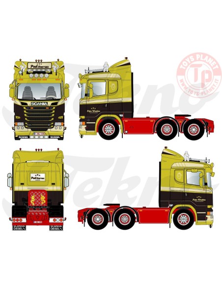 Scania R520 Sleeper - Peter Wouters TEKNO 81596 TEKNO Scania R520 Sleeper - Peter Wouters TEKNO 81596 TEKNO