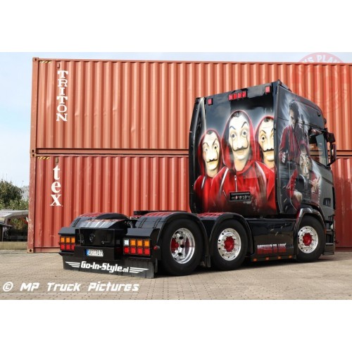 SCANIA S HIGHLINE CS20H 6X2 TWINSTEER "GERMAN SUPERTRUCKS" Oehlrich WSI 01-3712 WSI MODELS