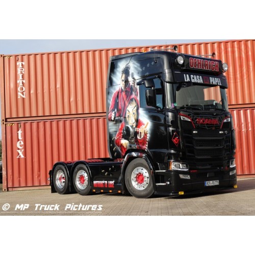SCANIA S HIGHLINE CS20H 6X2 TWINSTEER "GERMAN SUPERTRUCKS" Oehlrich WSI 01-3712 WSI MODELS