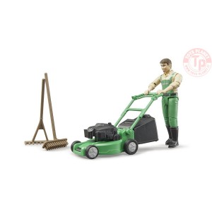 Giardiniere bworld con tosaerba BRUDER 62103 BRUDER