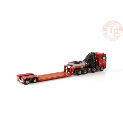 ミニカー WSI 1/50 Scania Lowloader 3ac Nooteboom WSI 1/50 Scania Lowloader 3ac Nooteboom