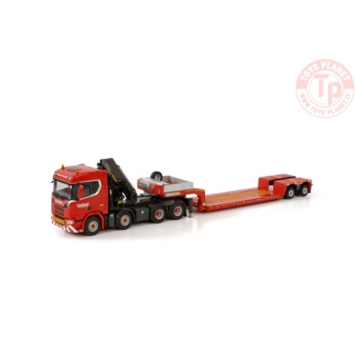 NOOTEBOOM REDLINE SERIES – EURO-PX 2-AXLE LOWLOADER WITH SCANIA R 8X4 TRUCK INCLUDING PALFINGER CRAN WSI MODELS 592.73.90 WS...