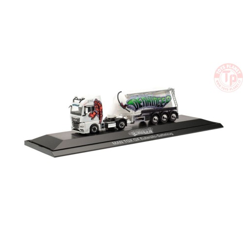 MAN TGX GX Udder Silo Semitrailer Denkinger HERPA 122221 HERPA 1:87