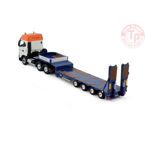 Iveco S-way 6x4 con semirimorchio ribassato a 4 assi - Universal TEKNO 81237 TEKNO