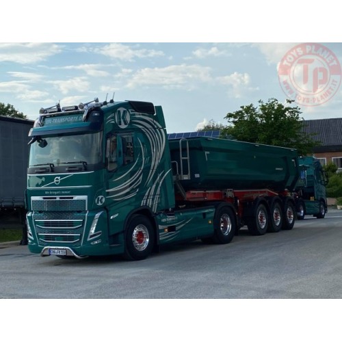 Volvo FH04 Globetrotter met 3-assige Meiller oplegger - Kiefl Transporte TEKNO 82890 TEKNO