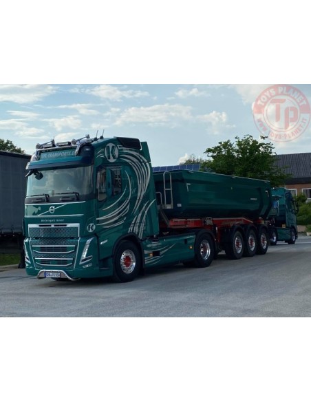 Volvo FH04 Globetrotter met 3-assige Meiller oplegger - Kiefl Transporte TEKNO 82890 TEKNO Volvo FH04 Globetrotter met 3-assige Meiller oplegger - Kiefl Transporte TEKNO 82890 TEKNO