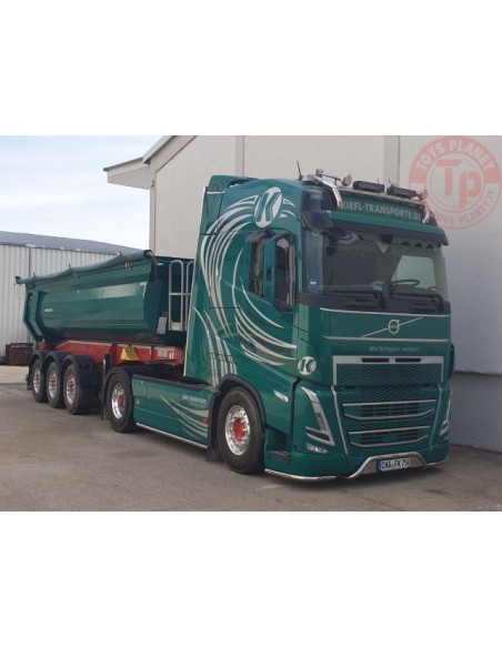 Volvo FH04 Globetrotter met 3-assige Meiller oplegger - Kiefl Transporte TEKNO 82890 TEKNO Volvo FH04 Globetrotter met 3-assige Meiller oplegger - Kiefl Transporte TEKNO 82890 TEKNO
