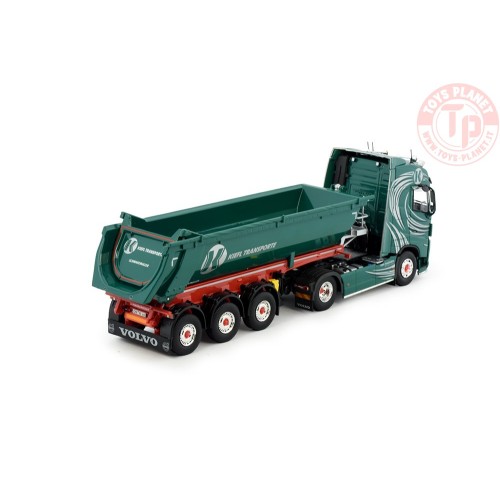 Volvo FH04 Globetrotter met 3-assige Meiller oplegger - Kiefl Transporte TEKNO 82890 TEKNO