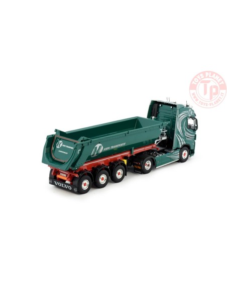 Volvo FH04 Globetrotter met 3-assige Meiller oplegger - Kiefl Transporte TEKNO 82890 TEKNO Volvo FH04 Globetrotter met 3-assige Meiller oplegger - Kiefl Transporte TEKNO 82890 TEKNO