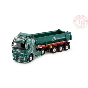 Volvo FH04 Globetrotter met 3-assige Meiller oplegger - Kiefl Transporte TEKNO 82890 TEKNO