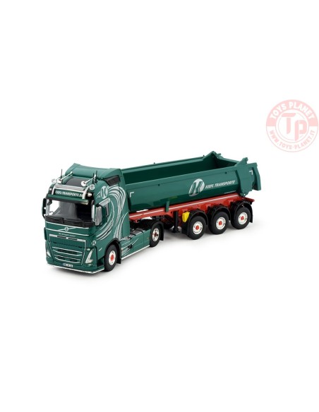 Volvo FH04 Globetrotter met 3-assige Meiller oplegger - Kiefl Transporte TEKNO 82890 TEKNO